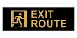 Basic Exit Route Wall or Door Sign