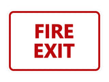 Classic Fire Exit Sign