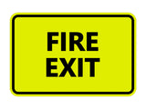 Classic Fire Exit Sign