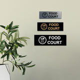 Basic Food Court Wall or Door Sign