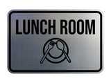 Classic Framed Lunch Room Wall or Door Sign