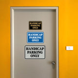 Signs ByLITA Classic Framed Handicap Parking Only Wall or Door Sign