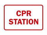 Classic CPR Station Sign