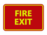 Classic Fire Exit Sign