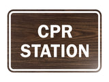 Classic CPR Station Sign