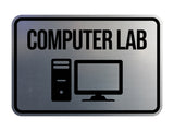 Classic Framed Computer Lab Wall or Door Sign