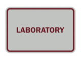 Classic Framed Laboratory Sign