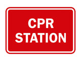 Classic CPR Station Sign