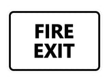 Classic Fire Exit Sign