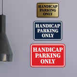 Signs ByLITA Classic Framed Handicap Parking Only Wall or Door Sign