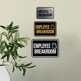 Classic Framed Employee Breakroom Wall or Door Sign