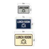 Classic Framed Lunch Room Wall or Door Sign