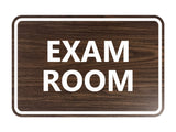 Classic Exam Room Sign