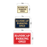 Signs ByLITA Classic Framed Handicap Parking Only Wall or Door Sign