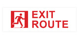 Basic Exit Route Wall or Door Sign