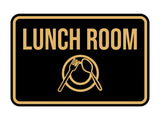 Classic Framed Lunch Room Wall or Door Sign