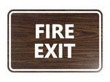 Classic Fire Exit Sign