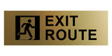 Basic Exit Route Wall or Door Sign