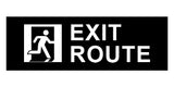 Basic Exit Route Wall or Door Sign