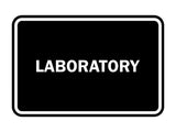 Classic Framed Laboratory Sign