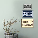 Classic Framed Employee Breakroom Wall or Door Sign