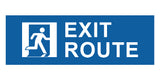 Basic Exit Route Wall or Door Sign