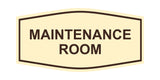 Fancy Maintenance Room Wall or Door Sign