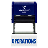 Operations Self-Inking Office Rubber Stamp