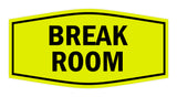 Signs ByLITA Fancy Break Room Sign with Adhesive Tape, Mounts On Any Surface, Weather Resistant, Indoor/Outdoor Use