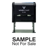 Sample Not For Sale Self Inking Rubber Stamp