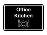 Classic Framed Office Kitchen Wall or Door Sign