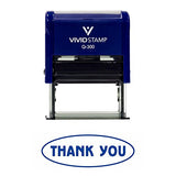 Thank You W/Oval Border Office Self-Inking Office Rubber Stamp