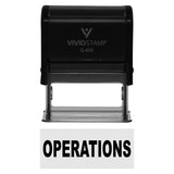 Operations Self-Inking Office Rubber Stamp