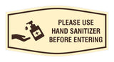 Fancy Please Use Hand Sanitizer Before Entering Sign