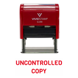 UNCONTROLLED COPY Self Inking Rubber Stamp