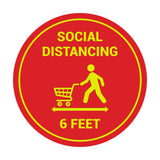 Signs ByLITA Circle Social Distancing Sign