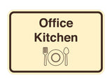 Classic Framed Office Kitchen Wall or Door Sign