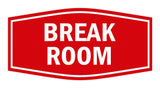 Signs ByLITA Fancy Break Room Sign with Adhesive Tape, Mounts On Any Surface, Weather Resistant, Indoor/Outdoor Use